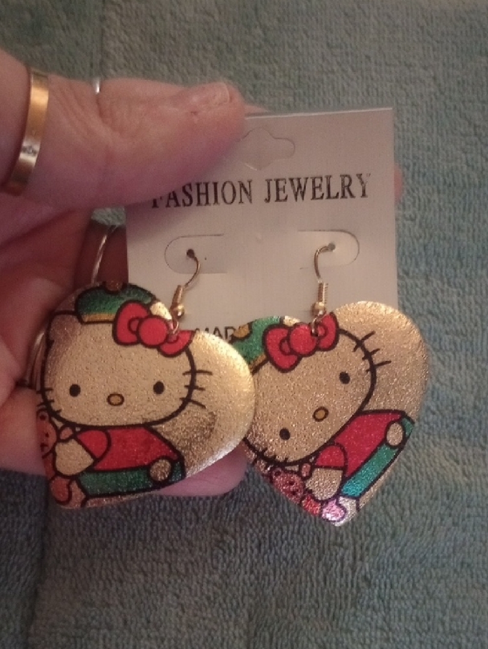 Fashion Kitty Metal Earrings- Pick One - Picture 4 of 5